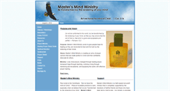 Desktop Screenshot of mastersmindministry.org